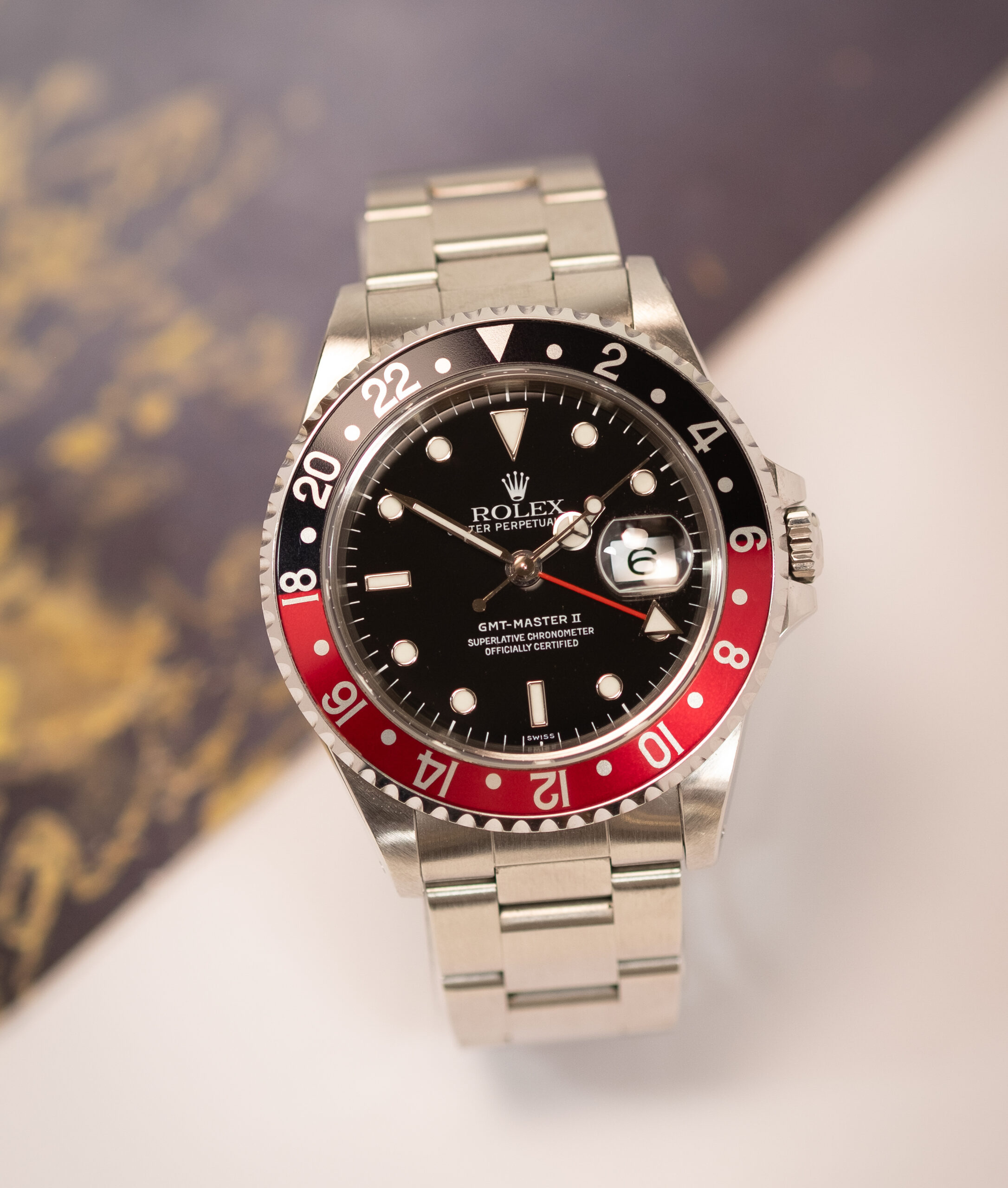 Rolex GMT Master II Coke 16710 Swiss only