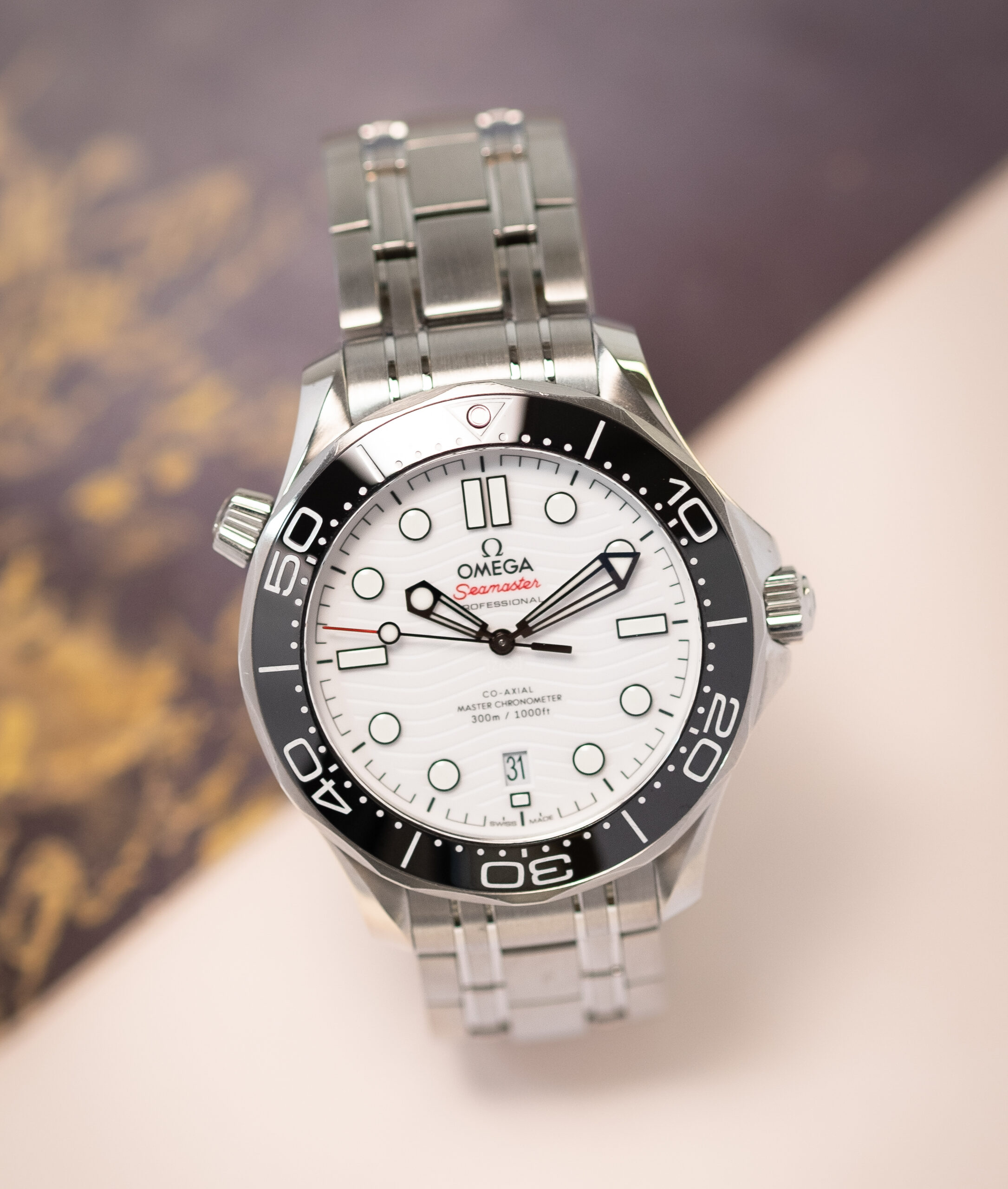 Omega Seamaster Diver 300M White Dial