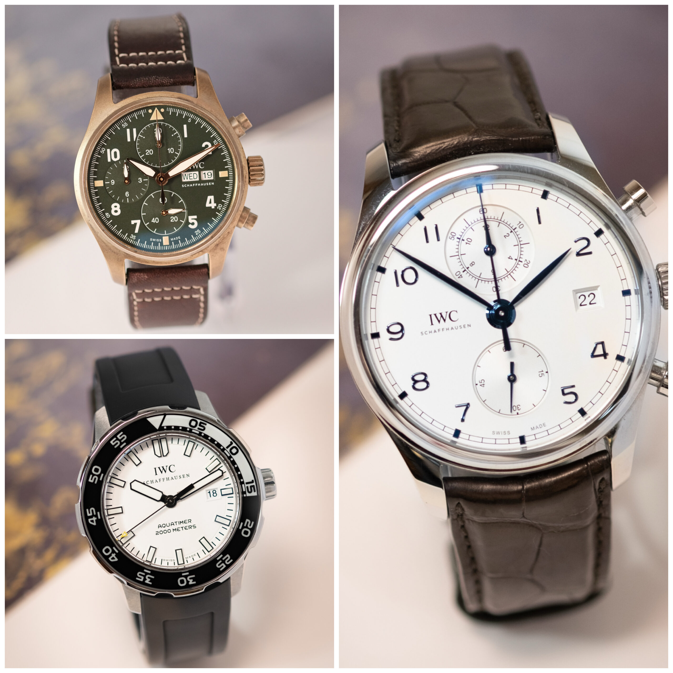 The Three Pillars of IWC Wristwatches: Pilot, Dive & Dress