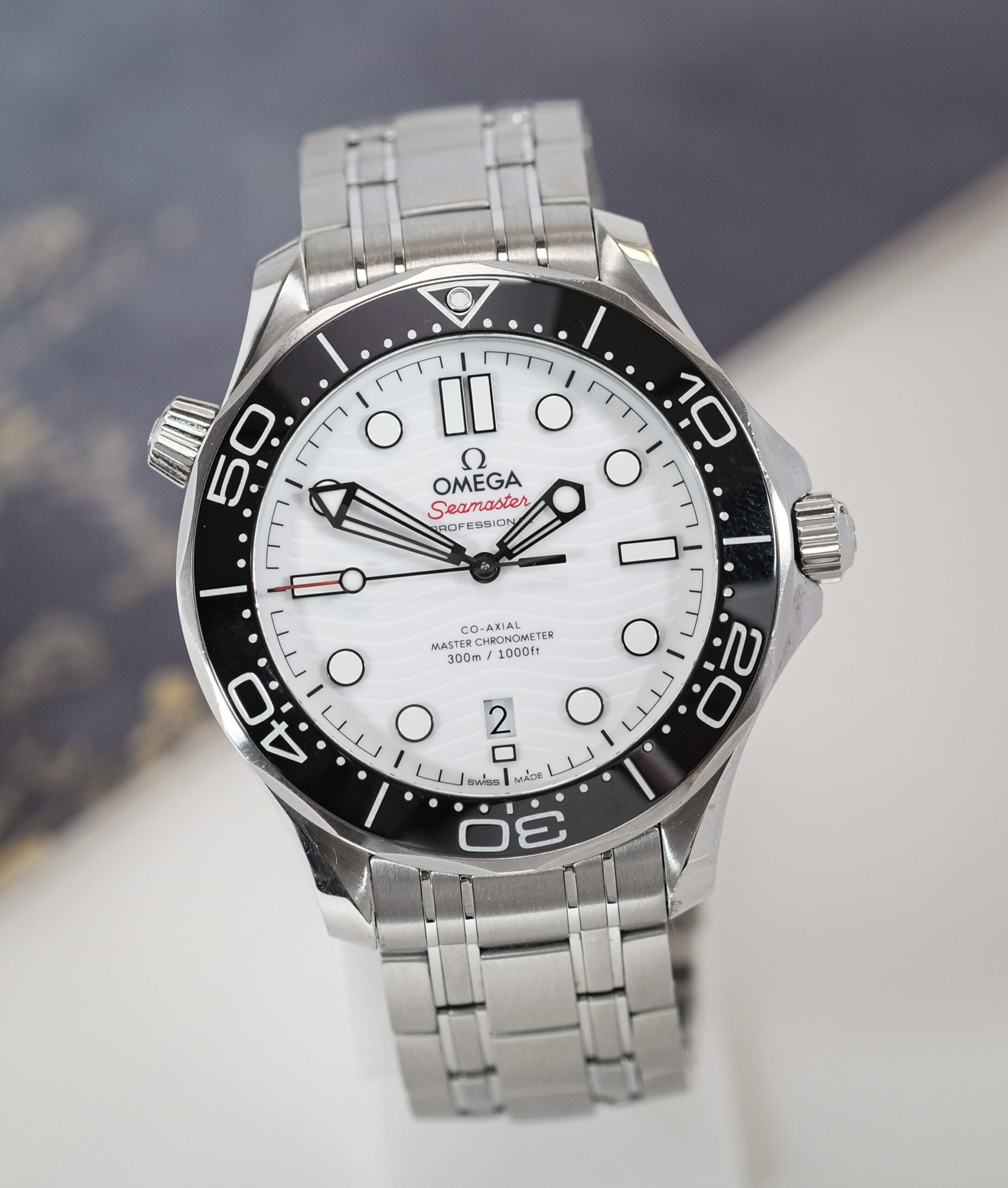 Omega Seamaster Diver 300M White Dial