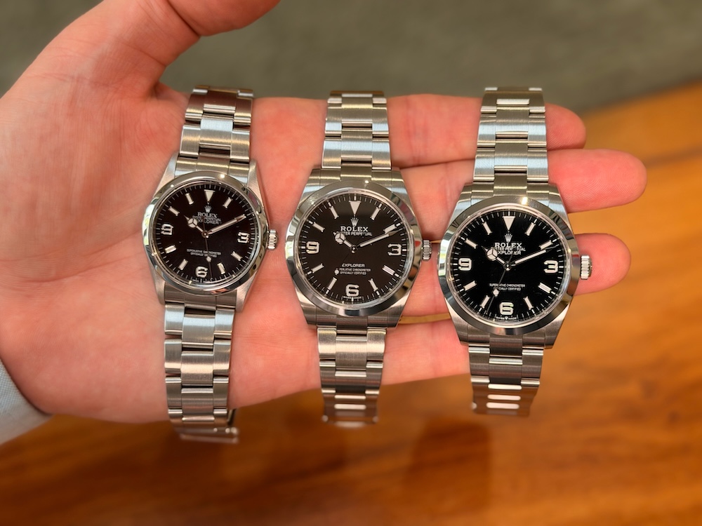 Rolex Explorer 36 vs 39 vs 40 